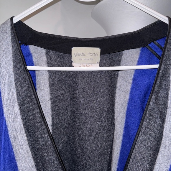 Giada Forte Women’s Striped Flannel Jacket - Picture 3 of 3